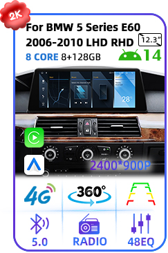 For BMW 5 Series E60 2004-2011