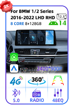 For BMW 1/2 Series 2016-2022
