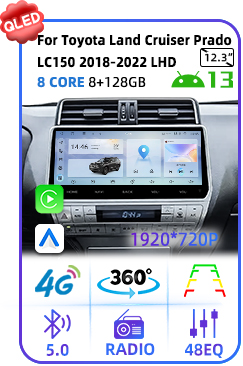 For Toyota LandCruiser150Prado 2018-2022