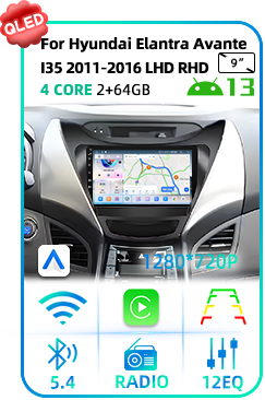 For Hyundai Elantra Avante I35 2011-2016
