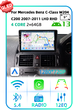For Mercedes Benz C-Class W204 C200