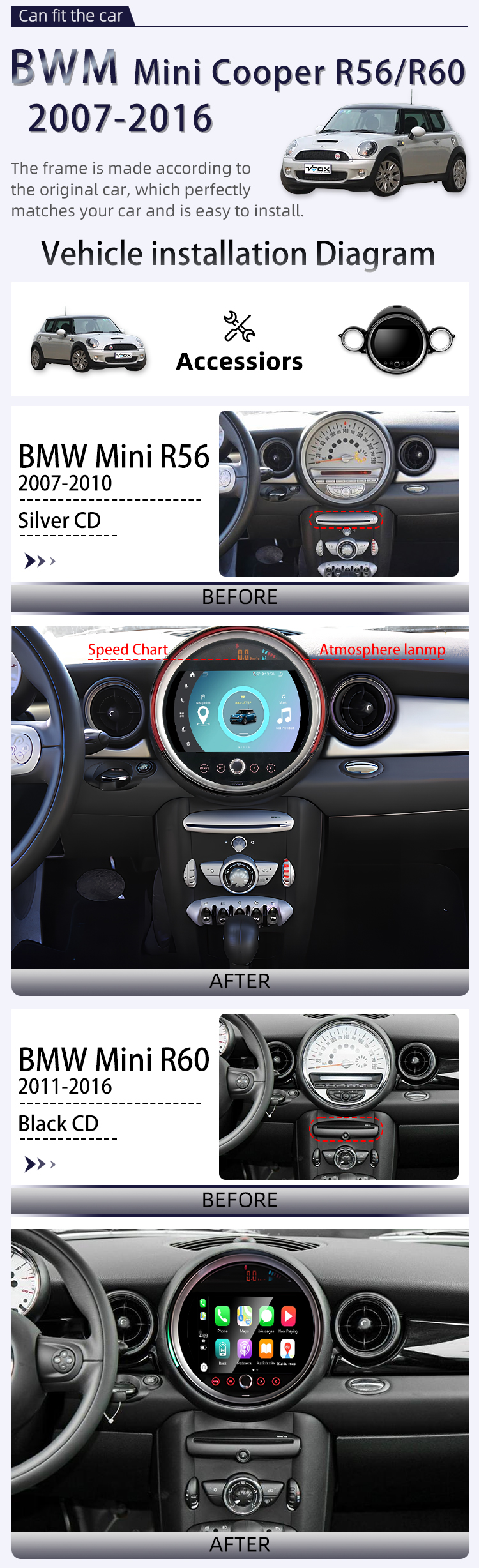 For BMW 5 Series E60 2004-2011(图2) For BMW 5 Series E60 2004-2011(图2)