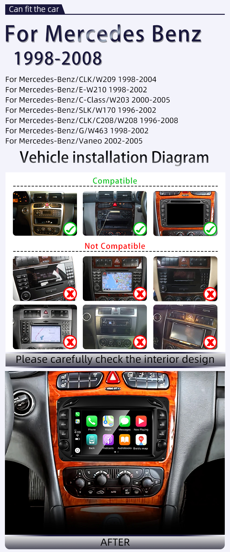 For Mercedes Benz 1998-2008(图2)