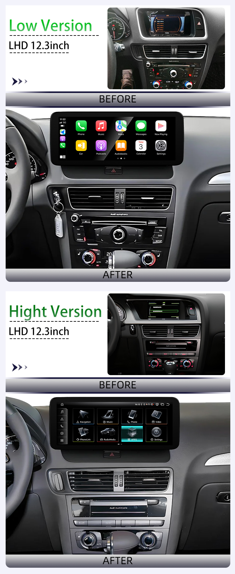 For Audi Q5 2009-2016 LHD(图3) For Audi Q5 2009-2016 LHD(图3)