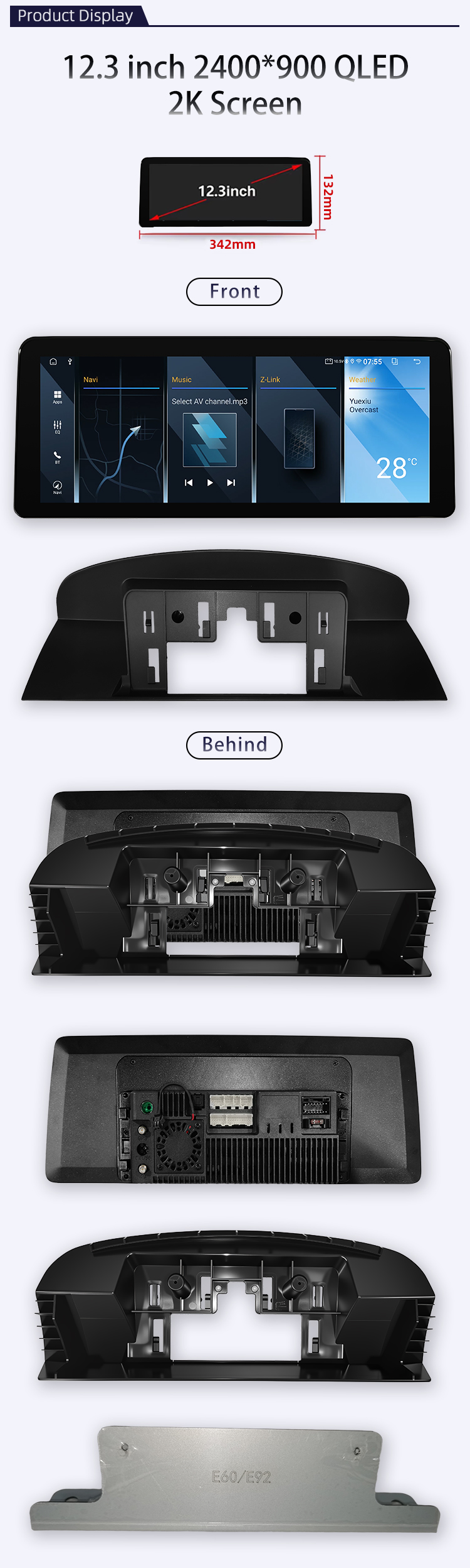 For BMW 5 Series E60 2004-2011(图6) For BMW 5 Series E60 2004-2011(图6)