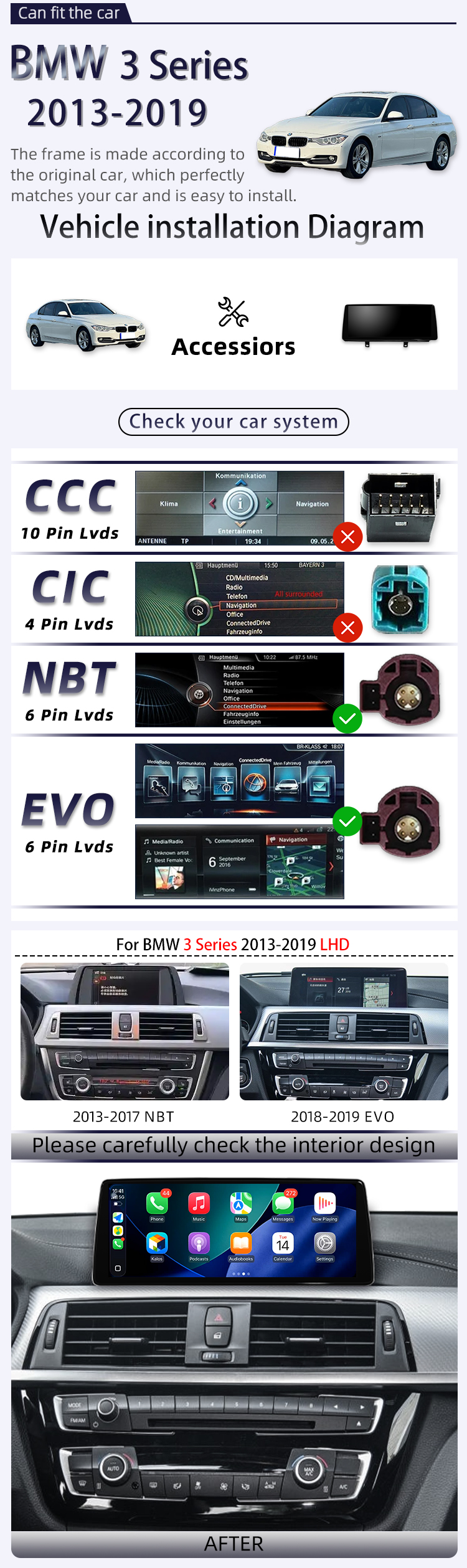For BMW 3 Series 2013-2019(图2) For BMW 3 Series 2013-2019(图2)