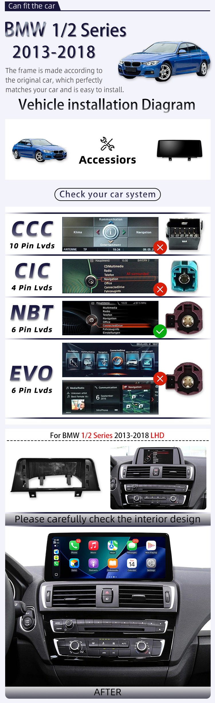 For BMW 1/2 Series 2013-2018(图2) For BMW 1/2 Series 2013-2018(图2)