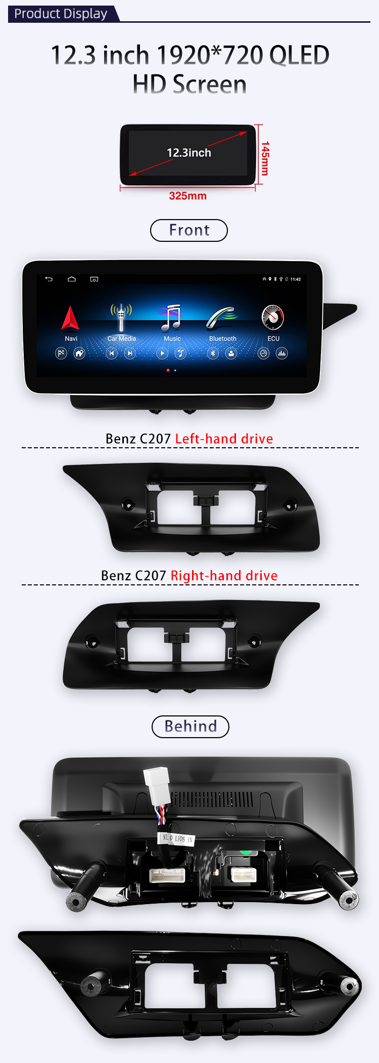 For Mercedes Benz E Class C207 2010-2015(图6) For Mercedes Benz E Class C207 2010-2015(图6)