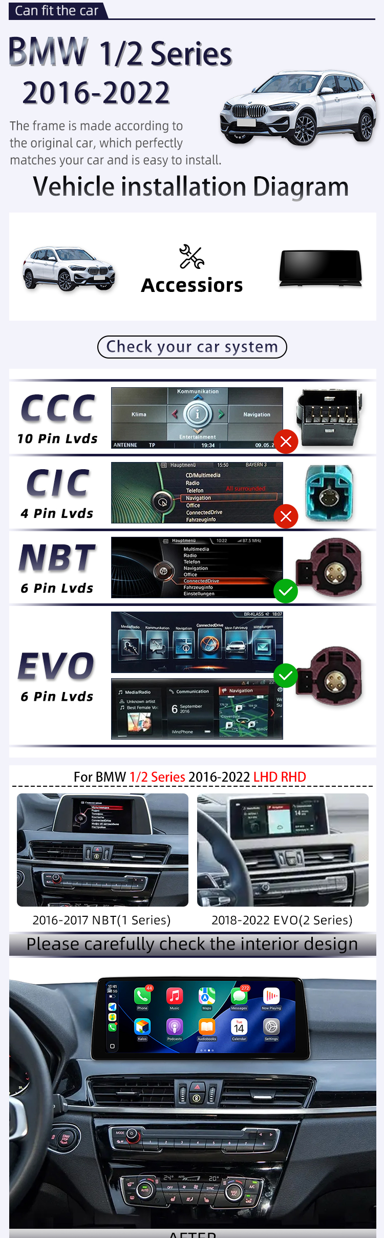 For BMW 1/2 Series 2016-2022(图2) For BMW 1/2 Series 2016-2022(图2)