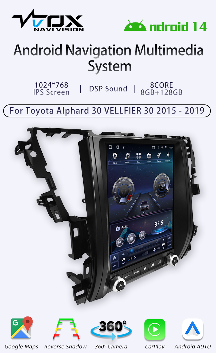 For Toyota Alphard VELLFIER30 2015-2019(图1) For Toyota Alphard VELLFIER30 2015-2019(图1)