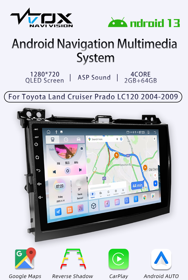 For Toyota Land Cruiser 120 Prado 2004-2009(图1) For Toyota Land Cruiser 120 Prado 2004-2009(图1)