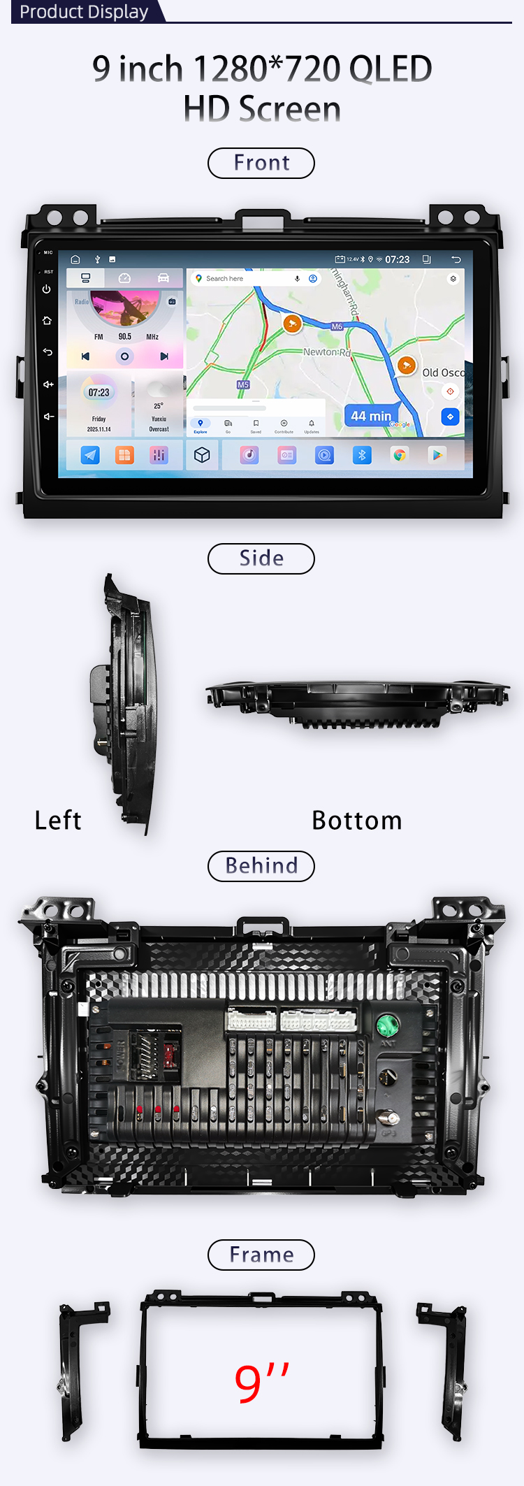 For Toyota Land Cruiser 120 Prado 2004-2009(图4) For Toyota Land Cruiser 120 Prado 2004-2009(图4)