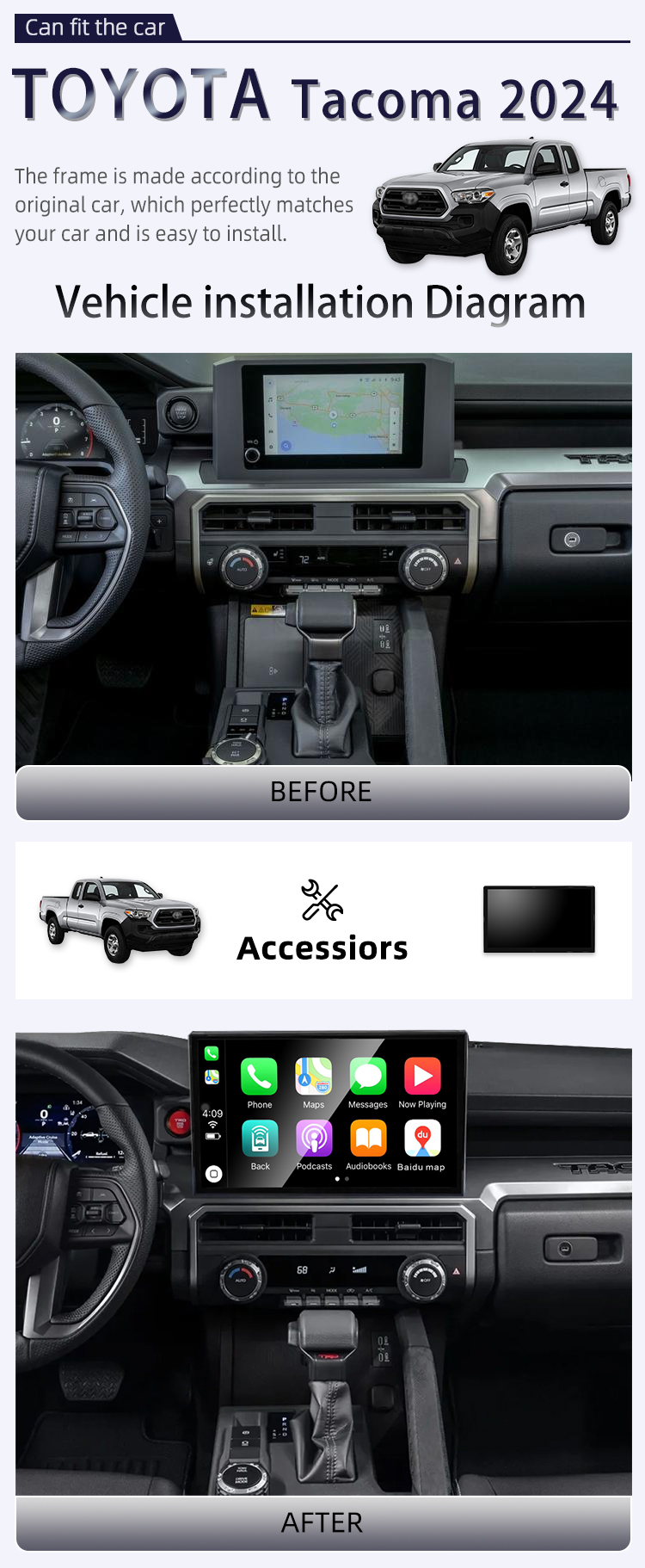 For Toyota Tacoma 2024(图2) For Toyota Tacoma 2024(图2)