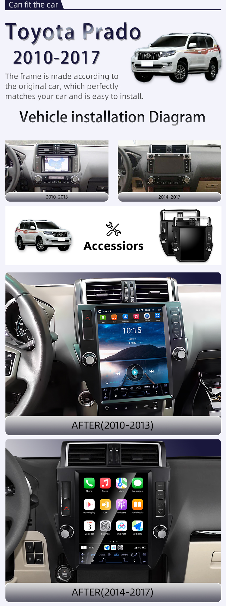 For Toyota Prado 2010-2017(图2) For Toyota Prado 2010-2017(图2)