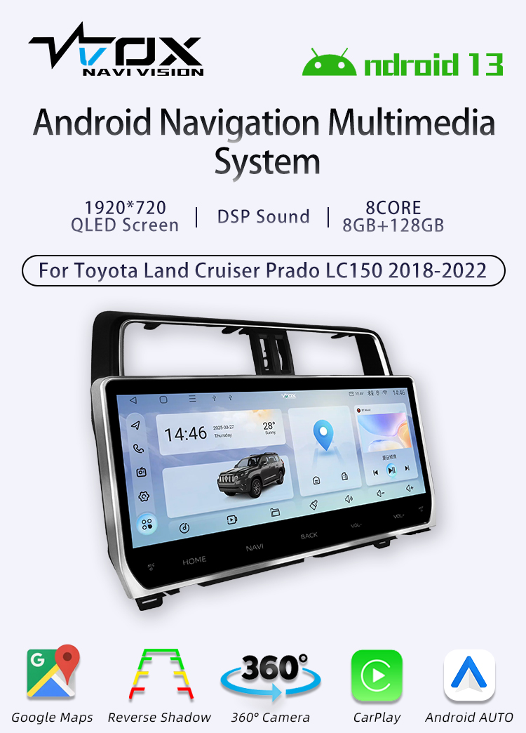 For Toyota LandCruiser150Prado 2018-2022(图1) For Toyota LandCruiser150Prado 2018-2022(图1)