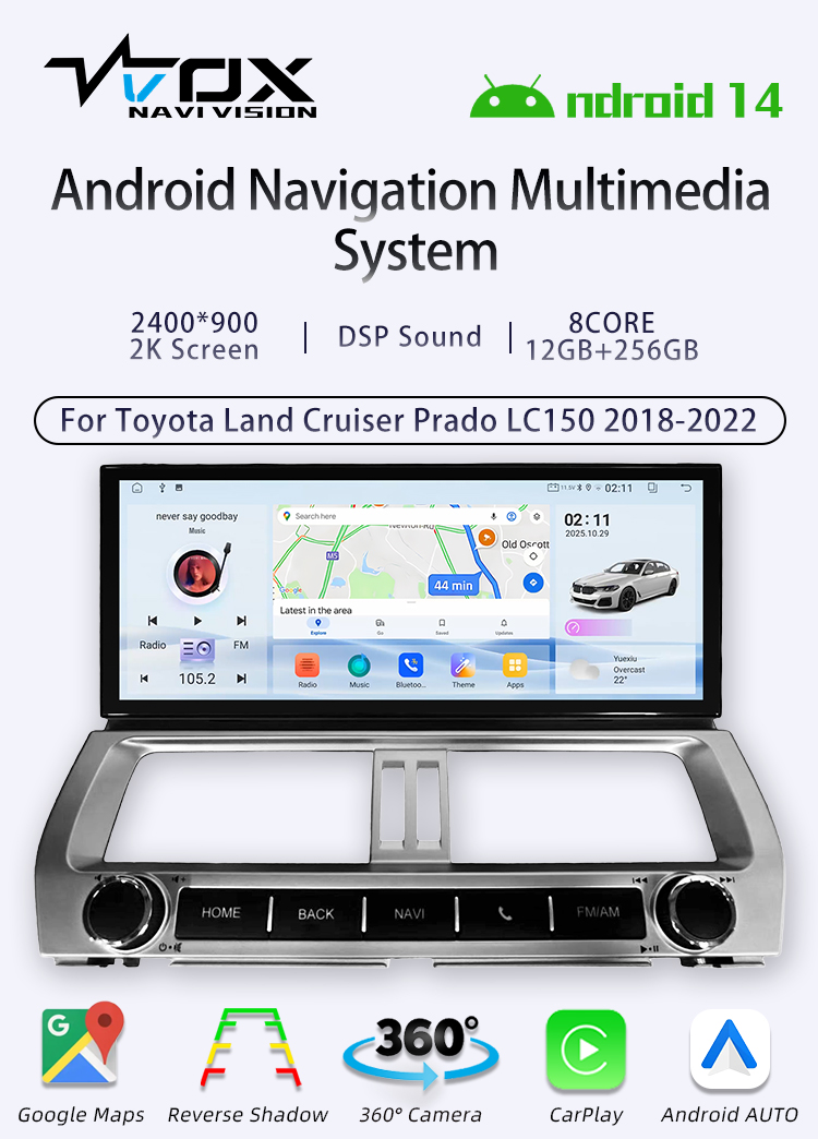 For Toyota LandCruiser150Prado 2018-2022(图1) For Toyota LandCruiser150Prado 2018-2022(图1)