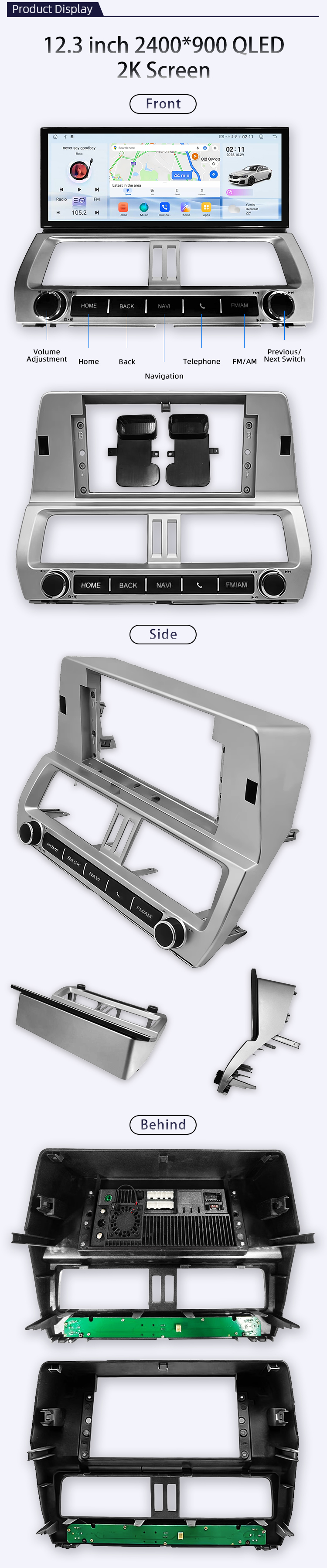 For Toyota LandCruiser150Prado 2018-2022(图4) For Toyota LandCruiser150Prado 2018-2022(图4)