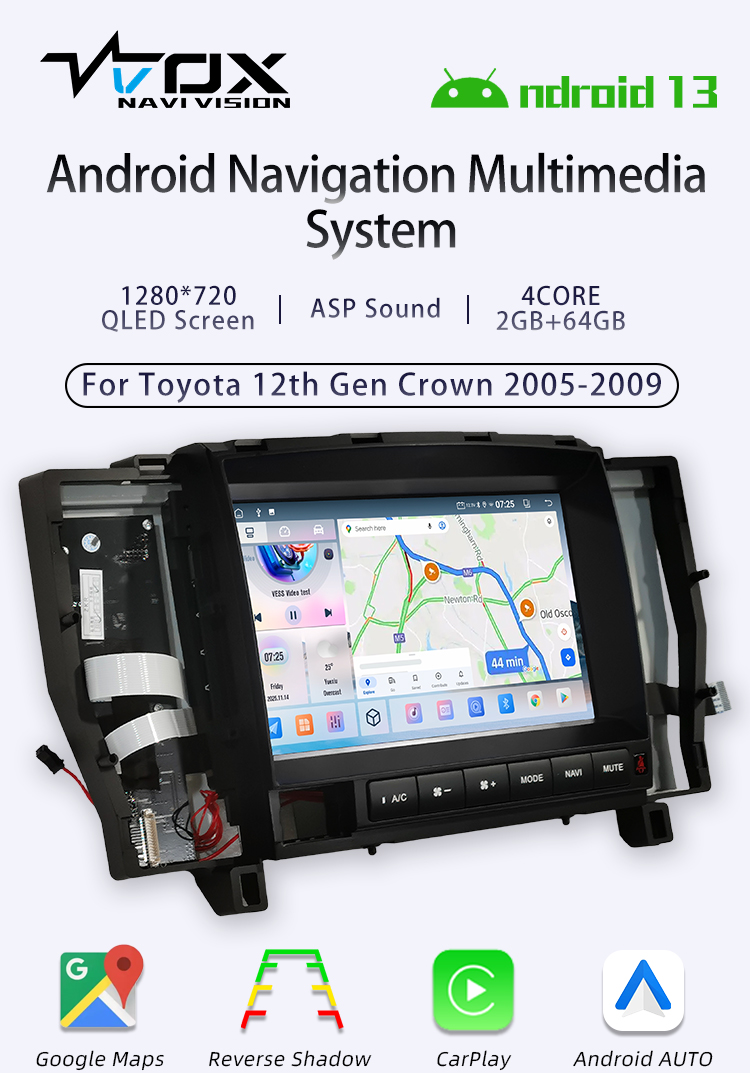 For Toyota 12th Gen Crown 2005-2009(图1) For Toyota 12th Gen Crown 2005-2009(图1)
