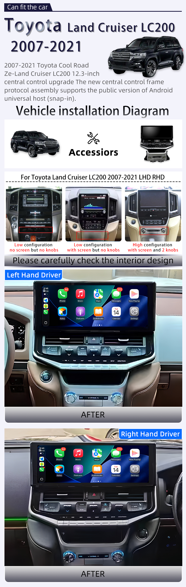 For Toyota Land Cruiser LC200 2007-2021(图2) For Toyota Land Cruiser LC200 2007-2021(图2)