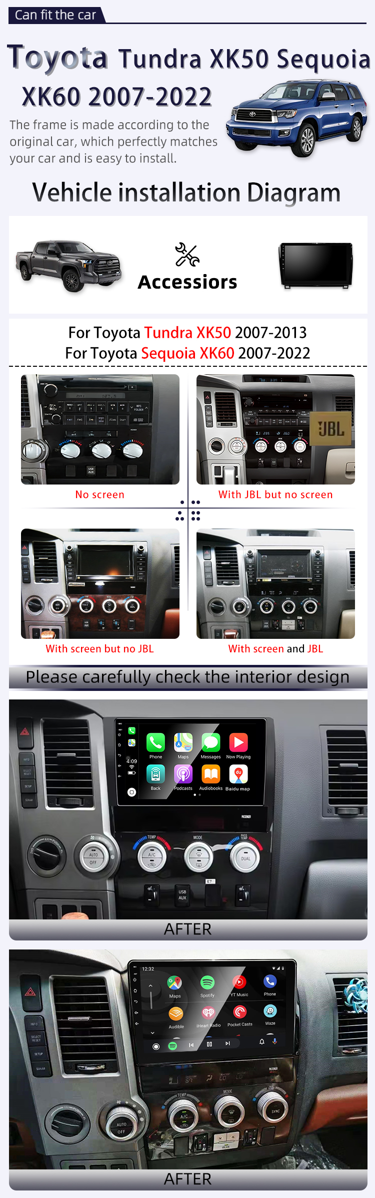 For Toyota Tundra XK50 Sequoia XK60(图2) For Toyota Tundra XK50 Sequoia XK60(图2)