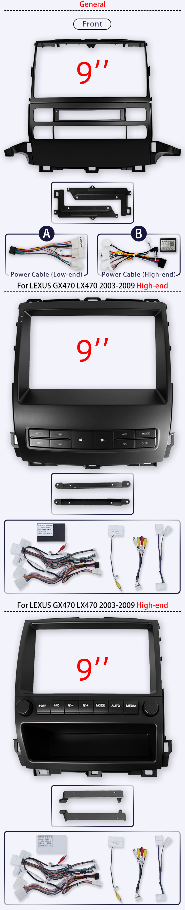 For Toyota Prado 120 Lexus GX LX470(图6) For Toyota Prado 120 Lexus GX LX470(图6)