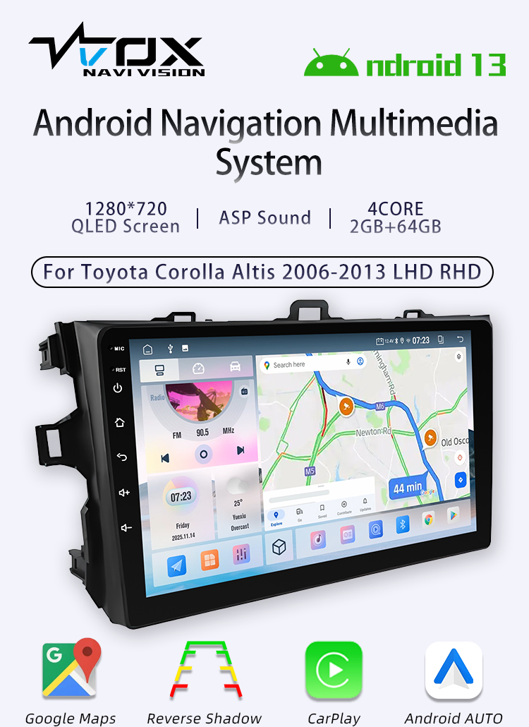 For Toyota Corolla Altis 2006-2013(图1) For Toyota Corolla Altis 2006-2013(图1)