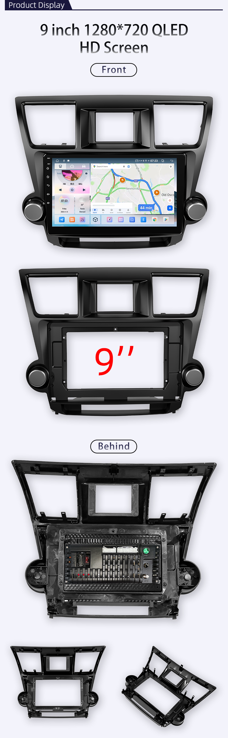 For Toyota Highlander 2 XU40 2007-2013(图4) For Toyota Highlander 2 XU40 2007-2013(图4)