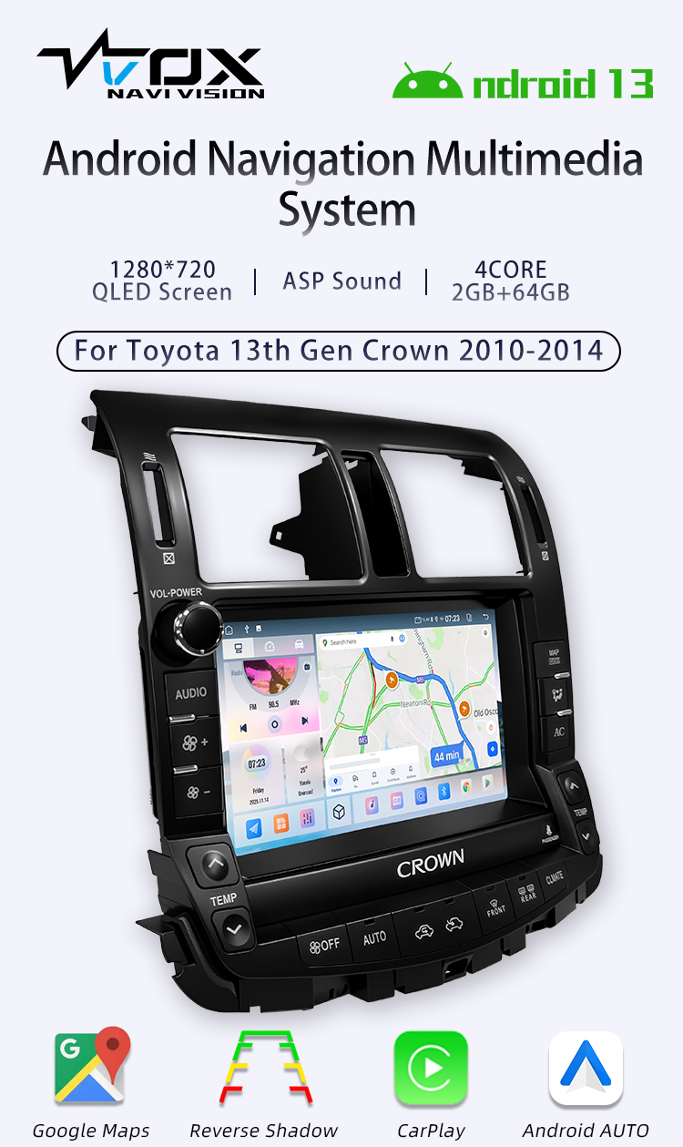 For Toyota 13th Gen Crown 2010-2014(图1) For Toyota 13th Gen Crown 2010-2014(图1)