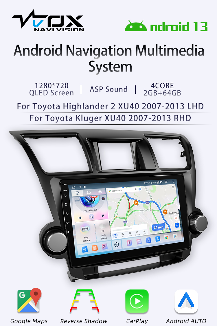 For Toyota Highlander 2 XU40 2007-2013(图1) For Toyota Highlander 2 XU40 2007-2013(图1)