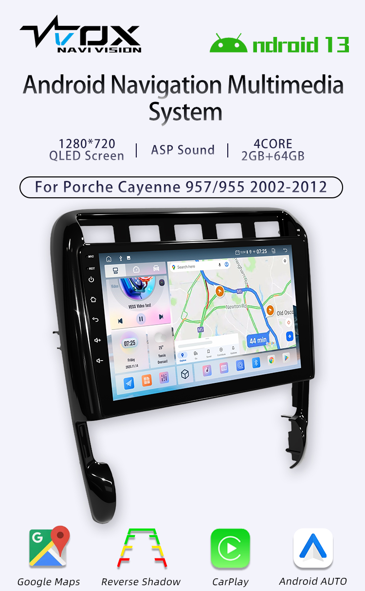 For Porche Cayenne 957/955 2002-2012(图1) For Porche Cayenne 957/955 2002-2012(图1)
