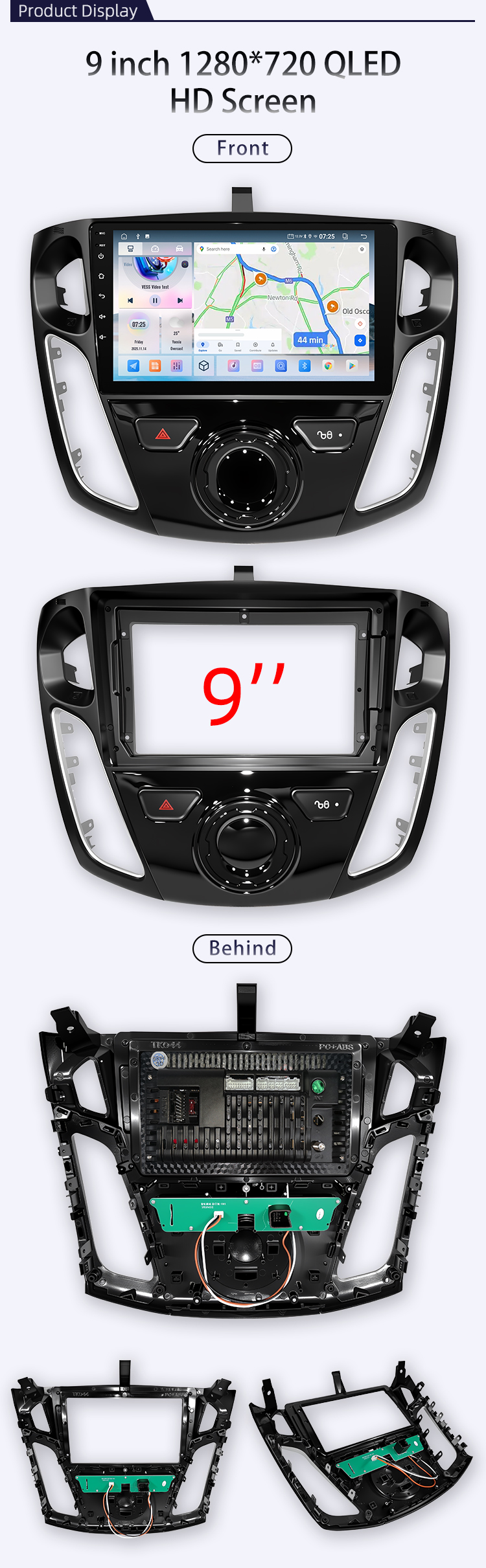For Ford Focus 3 Mk 3 2011-2019(图4) For Ford Focus 3 Mk 3 2011-2019(图4)