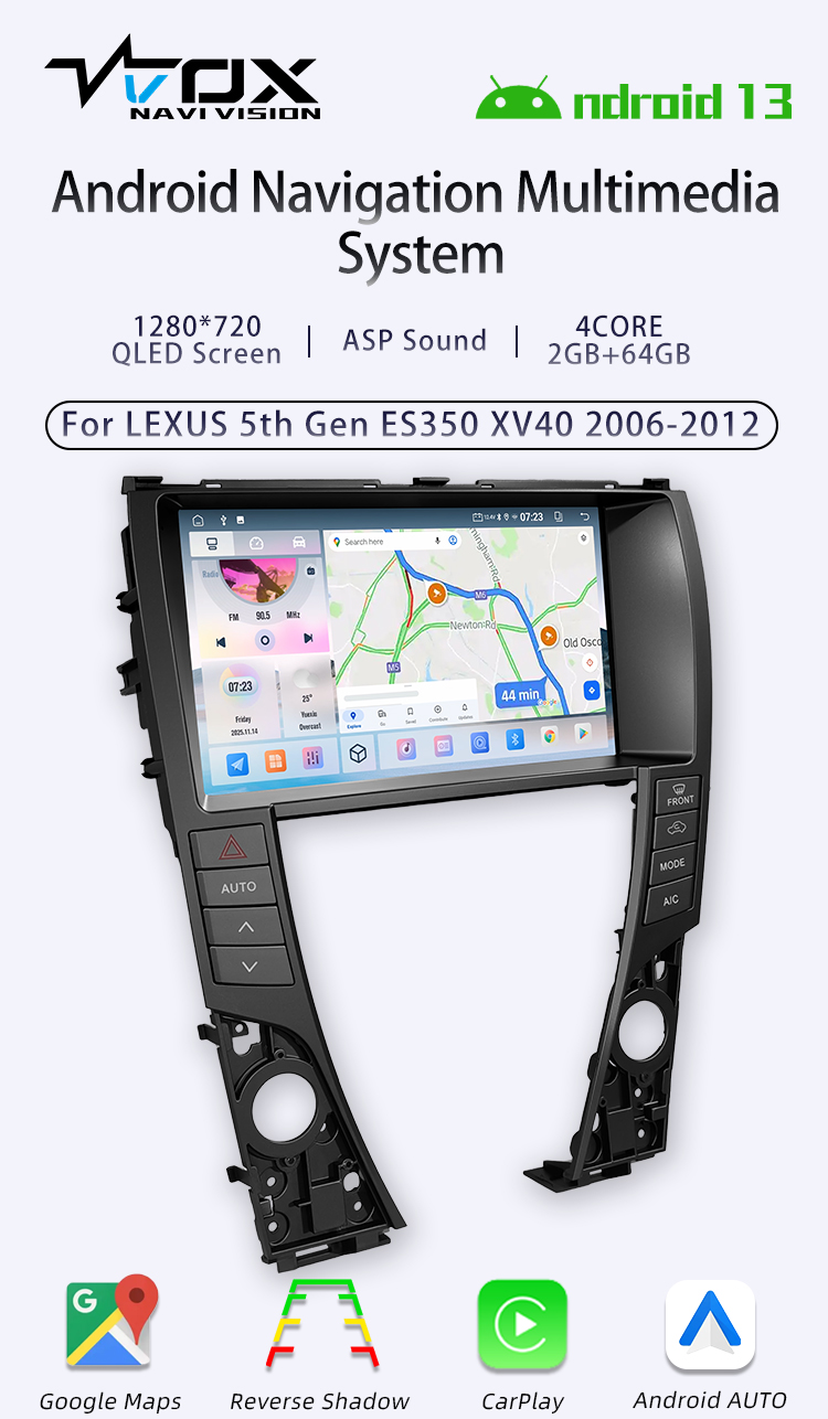 For LEXUS 5th Gen ES350 XV40 2006-2012(图1) For LEXUS 5th Gen ES350 XV40 2006-2012(图1)