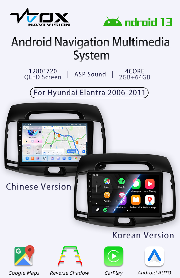 For Hyundai Elantra 2006-2011(图1) For Hyundai Elantra 2006-2011(图1)