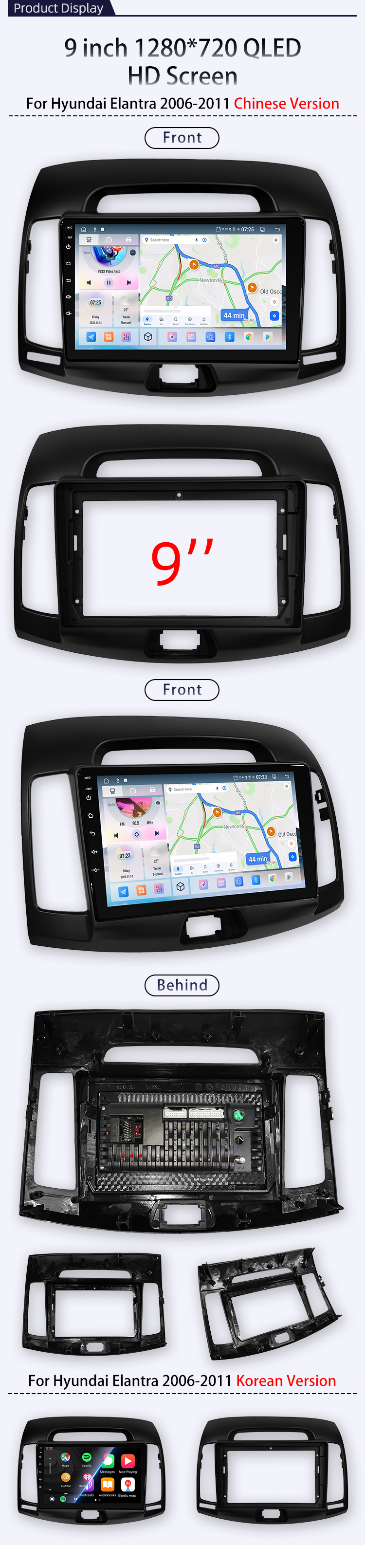 For Hyundai Elantra 2006-2011(图4) For Hyundai Elantra 2006-2011(图4)