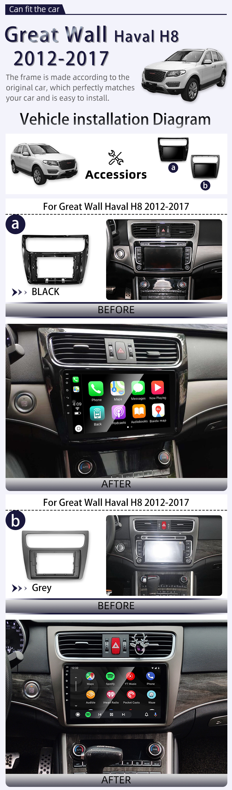For Great Wall Haval H8 2012-2017(图2) For Great Wall Haval H8 2012-2017(图2)
